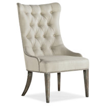 Tall wingback dining chair hot sale